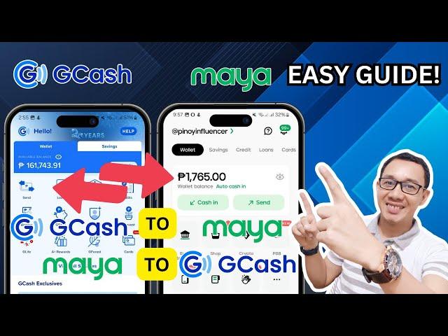 Paano Mag Transfer Ng GCASH TO MAYA Send Money Paymaya to GCash? Madali ba?