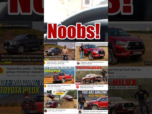 AUTO NOOBS | Toyota Hilux #shorts