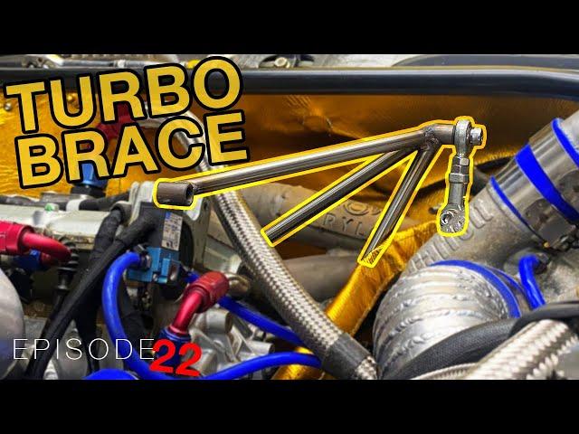 Making a TURBO BRACE for my Garrett G25-550. building the fastest clio. Ep. 22