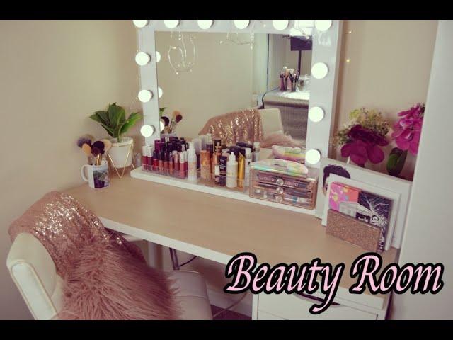 Beauty Room Tour ️  جولة في غرفة الملابس والمكياج