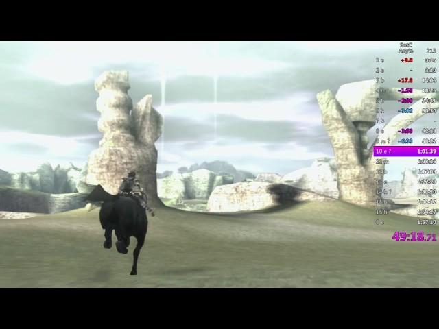 Shadow of the Colossus Speedrun Any% 1:54:15 PB Part 2