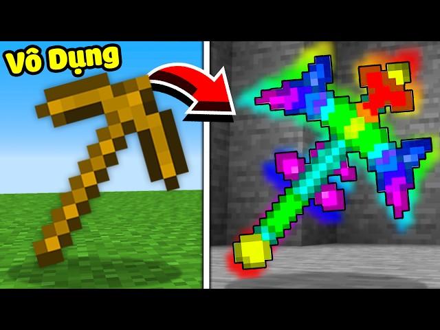 Minecraft nhưng tôi Nâng Cấp Vật Phẩm VÔ DỤNG