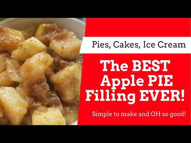 Best Apple Pie Filling Ever! FULL RECIPE & CORNSTARCH AMOUNT IS IN DESCRIPTION BOX :D