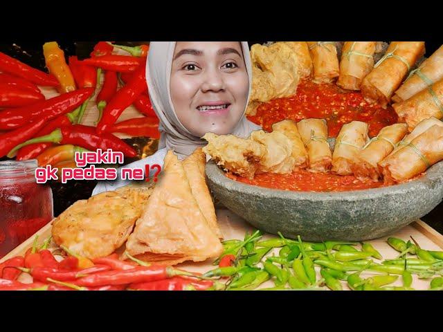 MUKBANG GORENGAN MUKBANG CABE DIGORENGAN||asmr mukbang indonesia||#mukbang #asmr #eating