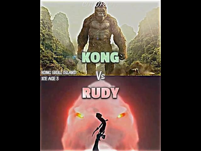 Kong vs Rudy #kong #iceage3 #vsbattle #vsedit #wis #wisedit #kaiju #kaijubattle #whoisstronger