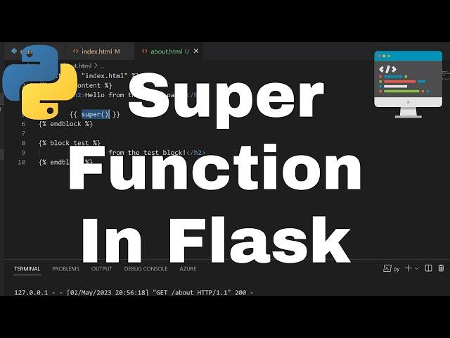 What is the Super Function in Flask Templates in Python? Character Counter App