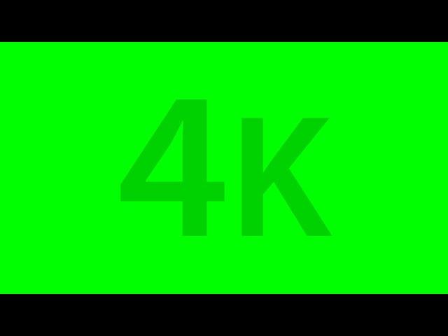 Green Screen 4k  - 10 Hours