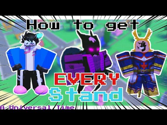 How to get EVERY stand/spec in A Universal Time | A Universal Time | Roblox *OLD*