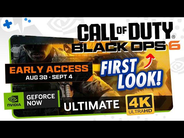 BLACK OPS 6 Beta on GeForce Now ULTIMATE at 4K | FIRST LOOK!