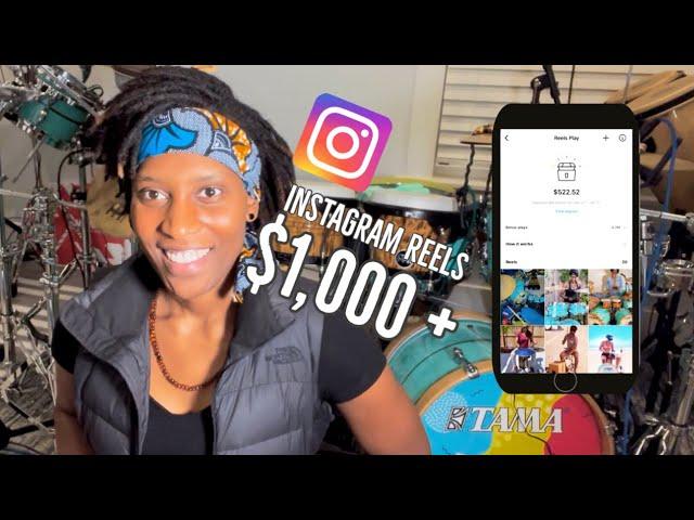 Instagram paid $1,000 for drum videos | Instagram Reels Bonus Program | Try It