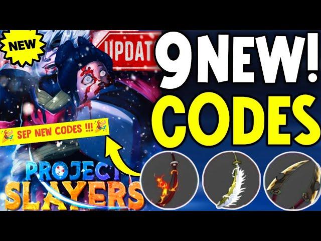 4 SEP!AII NEW!! WORKING NEW CODE FOR PROJECT SLAYERS IN 2024 - PROJECT SLAYER CODE 2024 [ROBLOX]