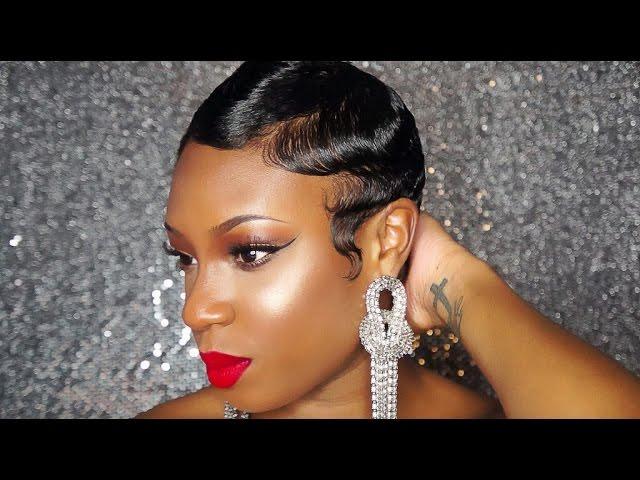 HOW TO: Waves on short relaxed hair