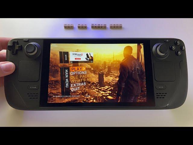 Dying Light - Steam Deck (512GB NVMe SSD model) handheld gameplay