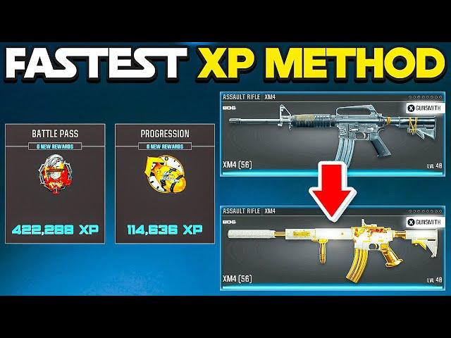 *NEW* FASTEST WAY TO LEVEL UP + RANK UP WEAPONS in WARZONE