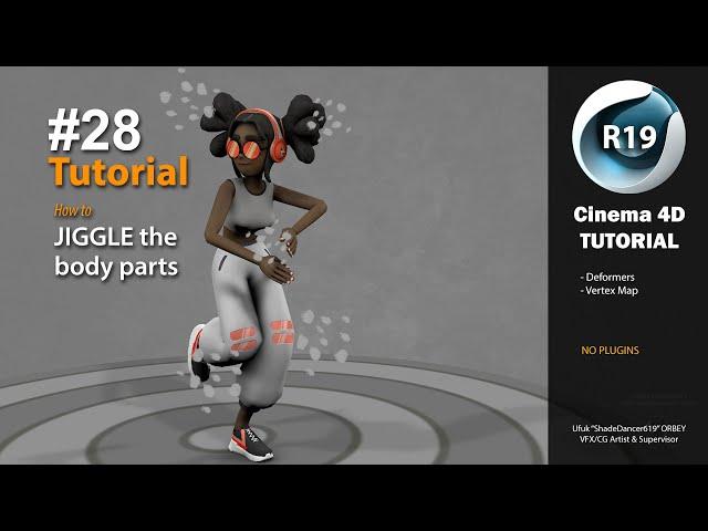 Cinema 4D Tutorial - How to JIGGLE the body parts.