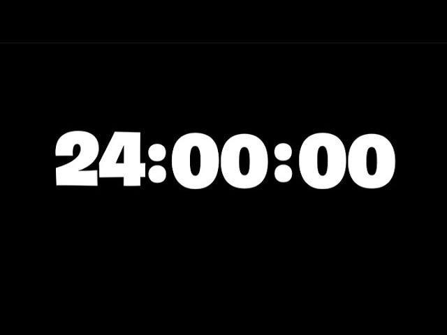 ⏳ Epic 24 Hour Countdown! | Timer with Final Alarm 