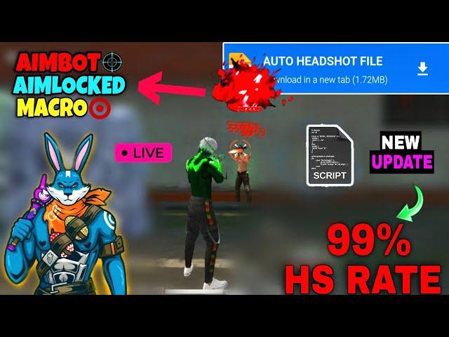 Free Fire Auto Headshot Config File Macro Aimbot + No Recoil Regedit ‼️ Antiban VIP Script 