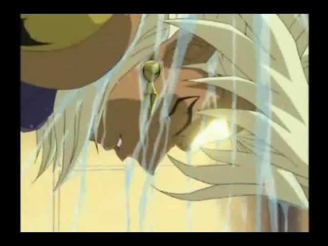 How Yami Marik does his hair...