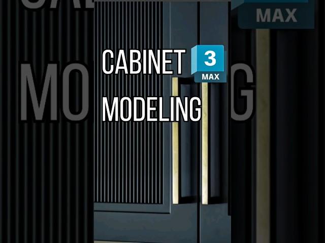 Cabinet Door Modeling #3dsmaxtutorial