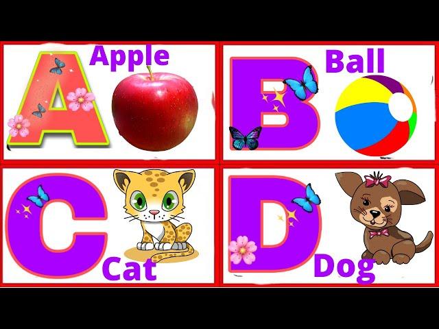 A For Apple B For Ball I Abcd Song I Abcd Rhymes I Abc Song Nursery Rhymes  phonics song