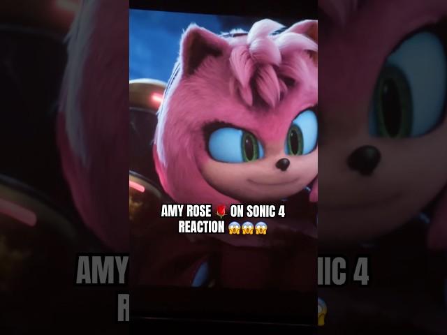 AMY ROSE  ON SONIC 4 REACTION  #amyrose #sonic #sonic3 #sonic4 #shorts