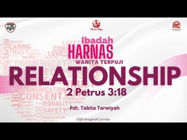 IBADAH HARNAS WANITA TERPUJI | Minggu Sore 29 Sept 2024 | RELATIONSHIP