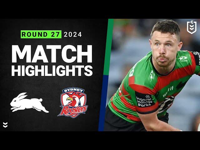 NRL 2024 | Rabbitohs v Roosters | Match Highlights