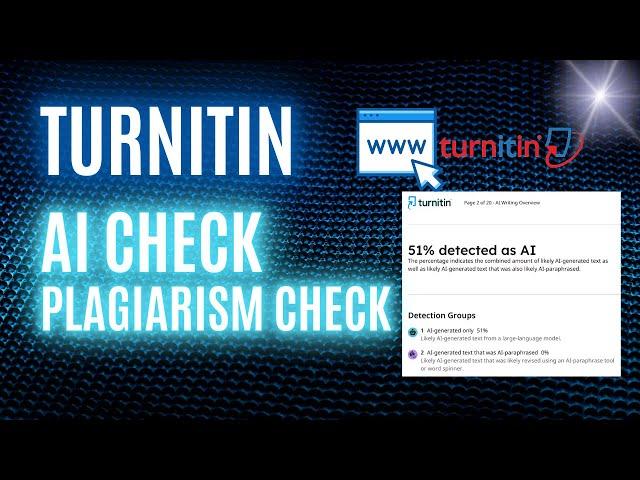 How to check AI and plagiarism on Turnitin for free