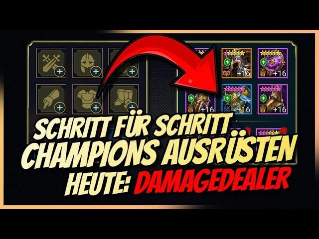 Raid: Shadow Legends | Schritt für Schritt: Champions Ausrüsten | Heute: Damagedealer