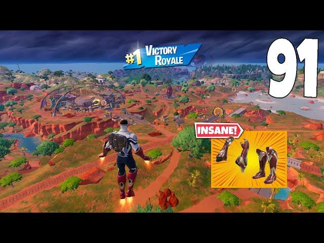 91 Elimination Solo Vs Squads "Zero Build" Gameplay Wins (Fortnite chapter 5)