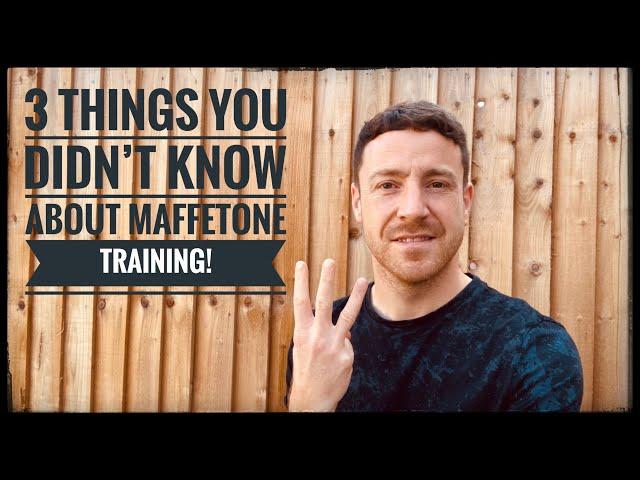 3 Things You Probably Didn’t Know About Maffetone Training!