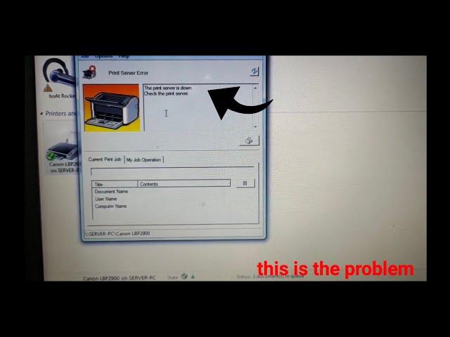 How to fix The print server is down|Check the print server