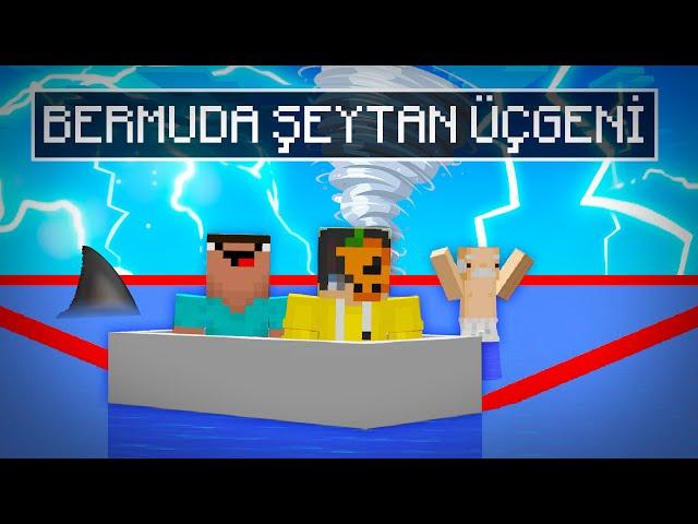 Arkadaşlarım beni BERMUDA ŞEYTAN ÜÇGENİNE Hapsetti, Bende İnanılmaz intikam aldım - Minecraft