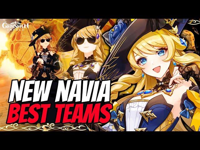 NEW Best Navia Teams To Use From Patch 5.6 Onwards | Genshin Impact