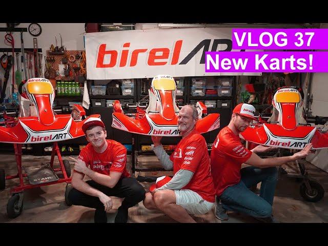 KART VLOG 37 - Unboxing New Karts! | LO206 Karting Birel Art