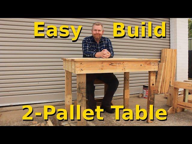 Easy 2-Pallet Table