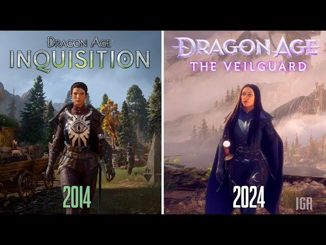 Dragon Age The Veilguard VS Dragon Age Inquisition - Details and Physics Comparison