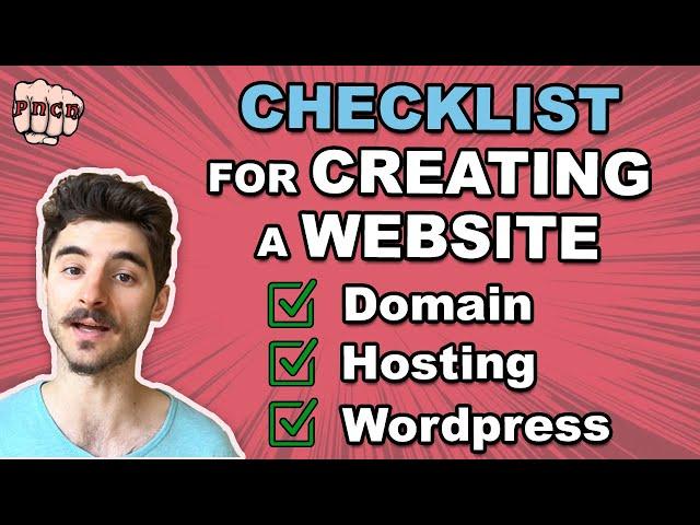 What do you need to build a website from Scratch (Checklist for Creating a Website)