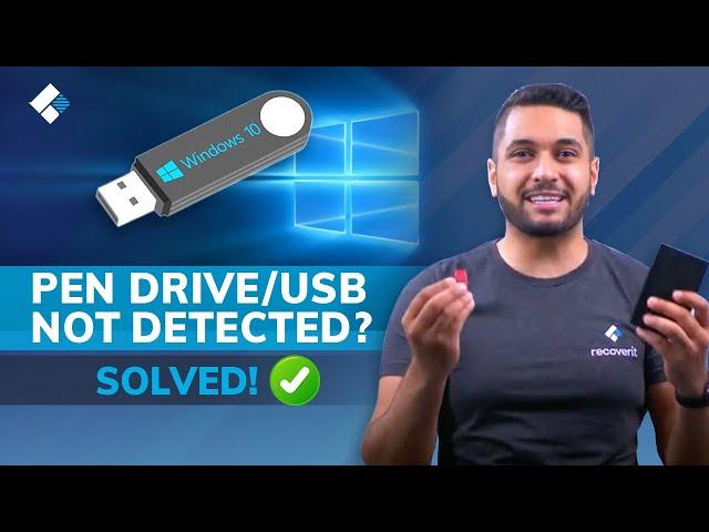 How to Fix Pen Drive/Flash Drive Not Detected Issue? [4 Solutions]