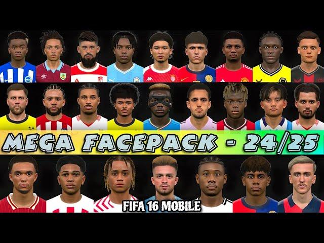 SPECIAL MEGA FACEPACK | +100 EXCLUSIVE FACES FOR FIFA 16 MOBILE MOD FC 24