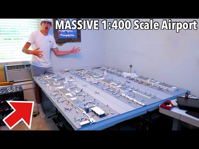 I Built One of the LARGEST Model Airports in the WORLD…