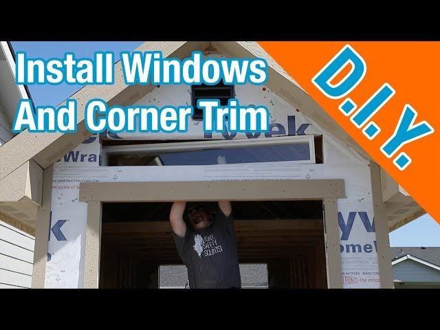 Finish Trim And Install Windows: How To Build A Shed ep 15