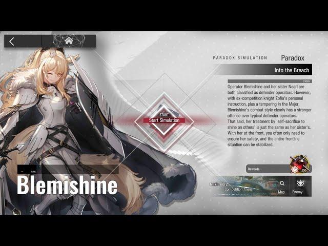 Arknights Paradox Simulation Blemishine Guide (High Level)