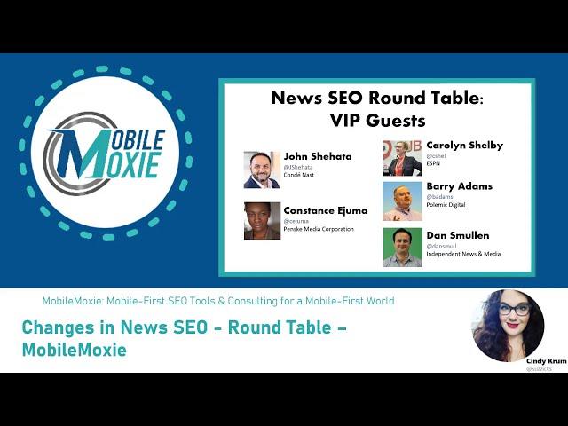 News SEO Round Table: John Shehata, Constance Ejuma, Carolyn Shelby, Barry Adams & Dan Smullen