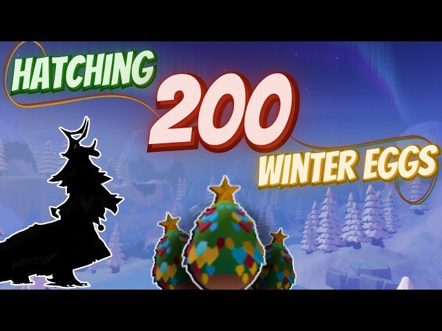 Opening 200 Winter eggs 2023 (Dragon Adventures)