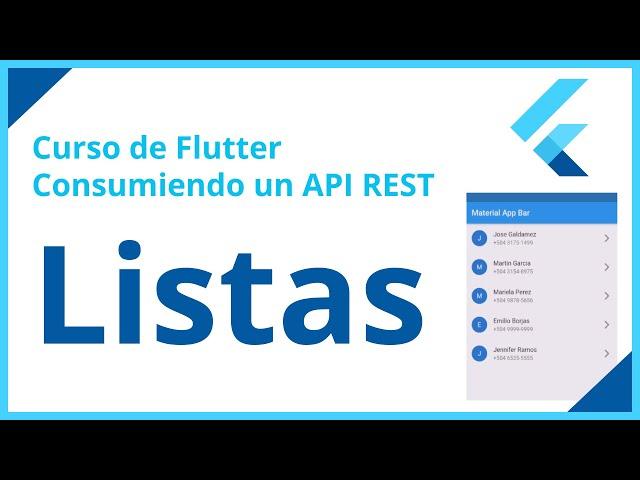 ⇨ Flutter: Consumiendo un API REST ≫ Listas 【Desde Cero】