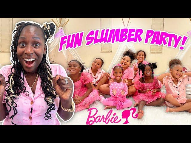 Our EPIC BARBIE SLUMBER PARTY!