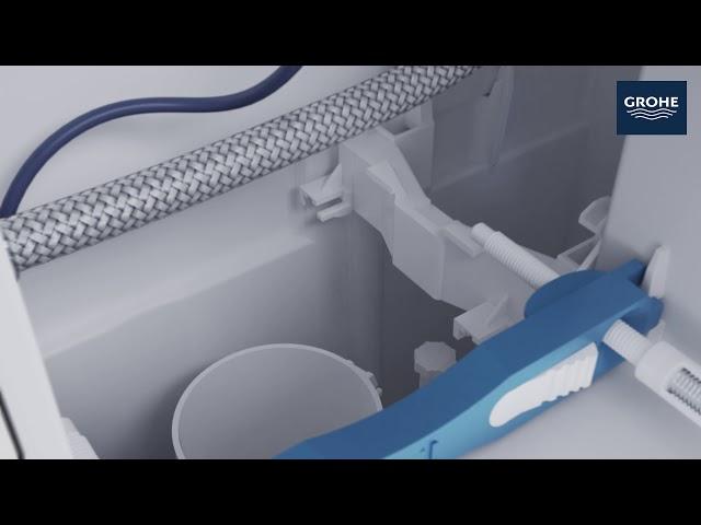 GROHE Rapid SLX регулировка объема смыва