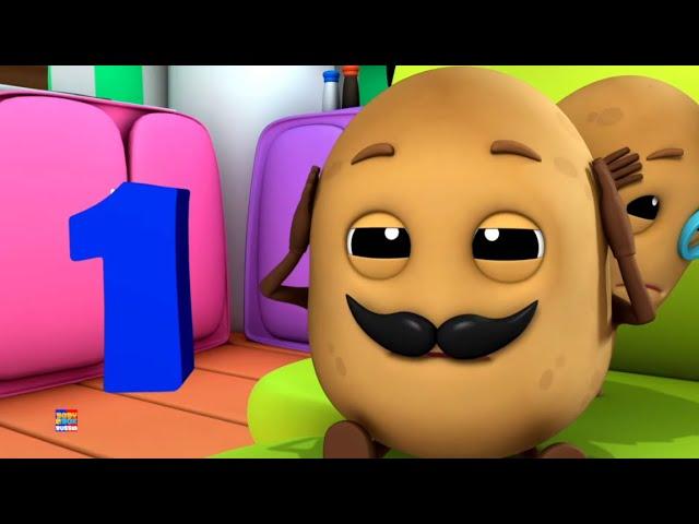 одна картошка две картошки | картофельная песня | русский рифма | One Potato Two Potato