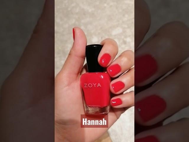 HANNAH ZOYA NAIL POLISH RED